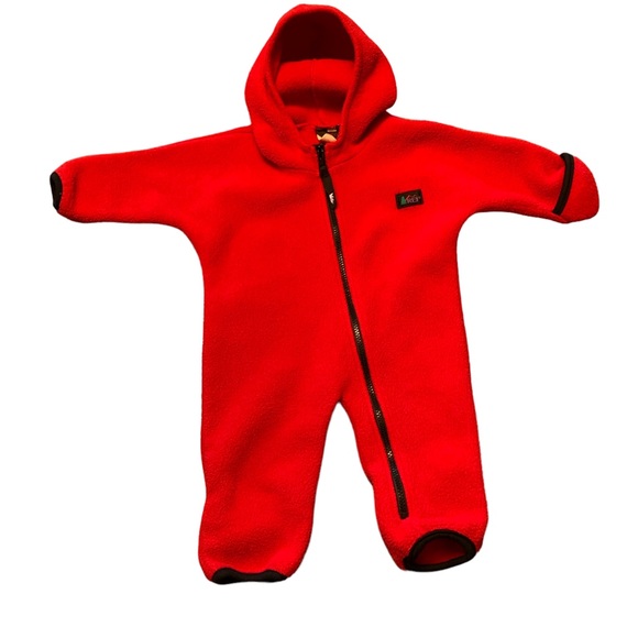 REI Jackets & Coats Vintage Rei Baby Fleece Snowsuit Bunting Size 6m Infant Poshmark